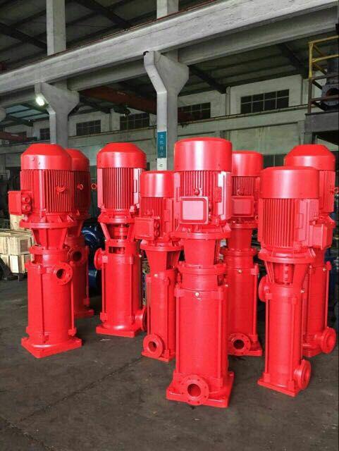 供应75kw立式消防泵型号xbd7.0/60g-l叶轮铸钢水泵厂家